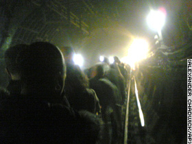 London Underground after bombing
