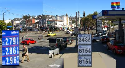 insane gas prices, the Castro