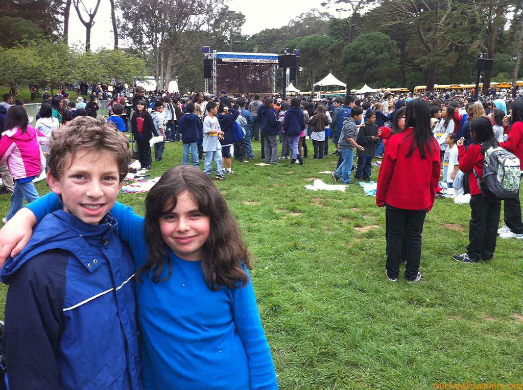 Isaac & Lila at Strictly Bluegrass, Golden Gate Park, SF CA