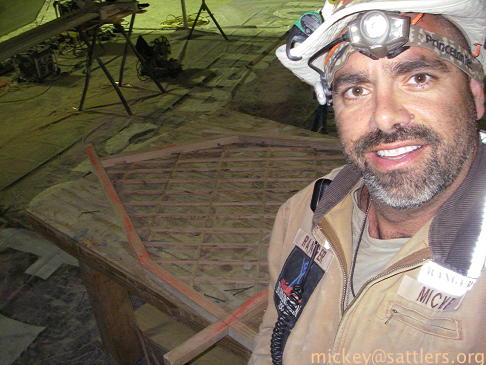 Burning Man 2007: guarding Man #2